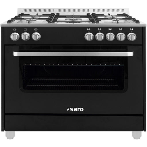 Saro - SARO Multifunktionsherd Gas/Elektro, TS95C61LNE schwarz - GastroDeals