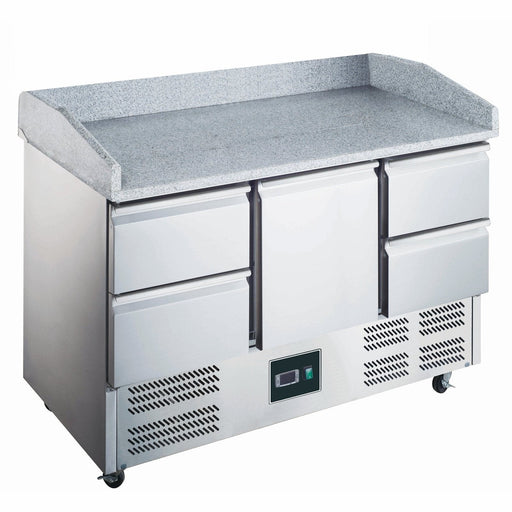Saro - SARO Pizzatisch, 1 Tür + 4 Schubladen, 903 PZ 1/4 - GastroDeals