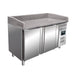 Saro - SARO Pizzatisch, 2 Türen, Modell PZ 2600 TN - GastroDeals