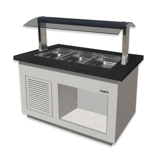 Saro - SARO Salatbar für 3x 1/3 GN, PREMIUM LINE SB-K130 weiß - GastroDeals