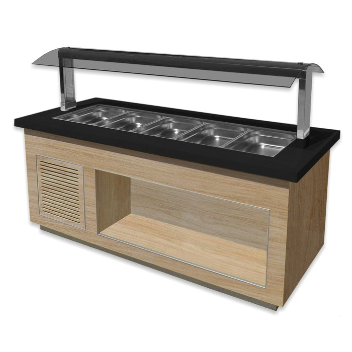 Saro - SARO Salatbar für 5x 1/1 GN, PREMIUM LINE SB-K200 weiß - GastroDeals