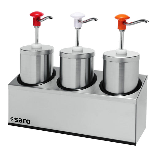 Saro - SARO Saucenspender PD-006 3 x 2,25 ltr - GastroDeals