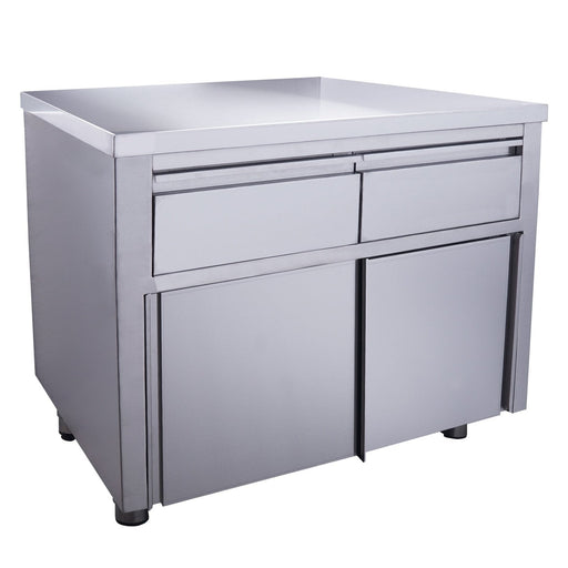 Saro - SARO Schiebetürenschrank mit 2 Schubladen, 1000X700mm - GastroDeals