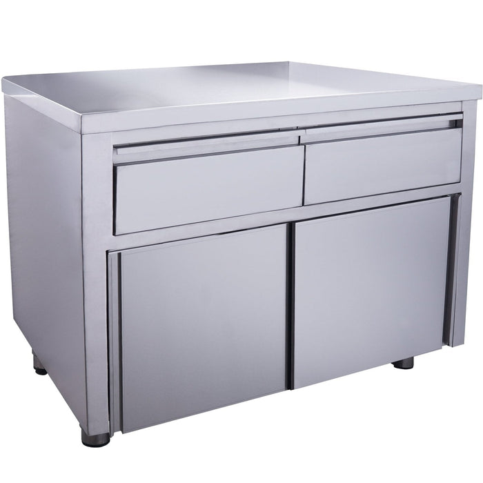 Saro - SARO Schiebetürenschrank mit 2 Schubladen, 1200X700mm - GastroDeals