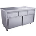 Saro - SARO Schiebetürenschrank mit 3 Schubladen, 1400X700mm - GastroDeals