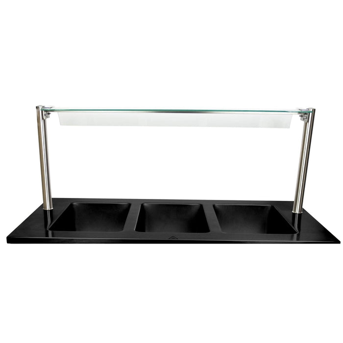 Saro - SARO Spuckschutzwand zum Bain Marie Trolley BTS-3 - GastroDeals