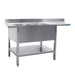 Saro - SARO Spülcenter 2 Becken, links - B 1800 x T 700 mm - GastroDeals