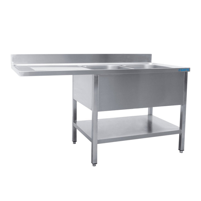 Saro - SARO Spülcenter 2 Becken rechts - B 1600 x T 600 mm - GastroDeals