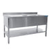 Saro - SARO Spültisch 2 Becken, rechts - B 1400 x T 700 mm - GastroDeals