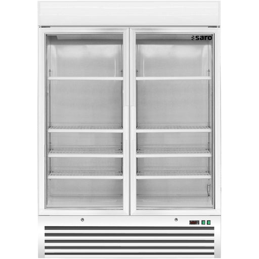 Saro - SARO Tiefkühlschrank, 2 Glastüren, Modell D 920 - weiß - GastroDeals