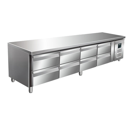 Saro - SARO Unterbaukühltisch, 4x2 Schubladen, UGN 4180 TN - GastroDeals