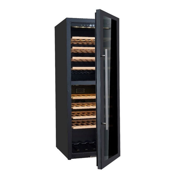 Saro - SARO Weinlagerschrank für 77 Flaschen, 2 Zonen, WK 77 D - GastroDeals