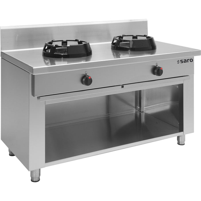 Saro - SARO Wok-Gasherd, offener Unterbau, Modell CC/02 - GastroDeals