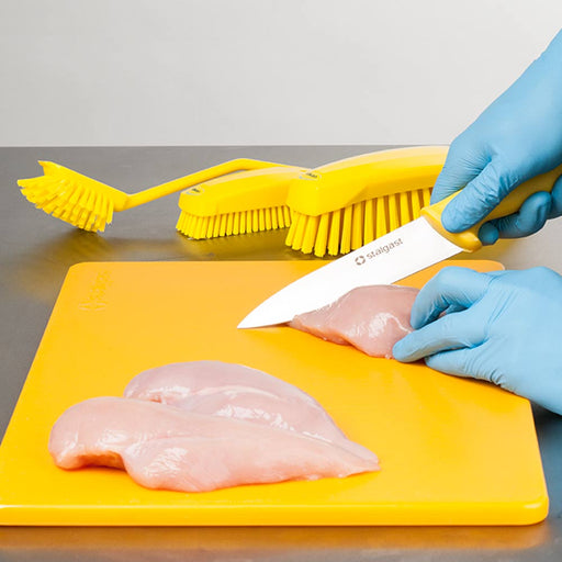 Stalgast - Schneidbrett, HACCP, Farbe gelb, 450 x 300 x 13 mm (BxTxH) - GastroDeals