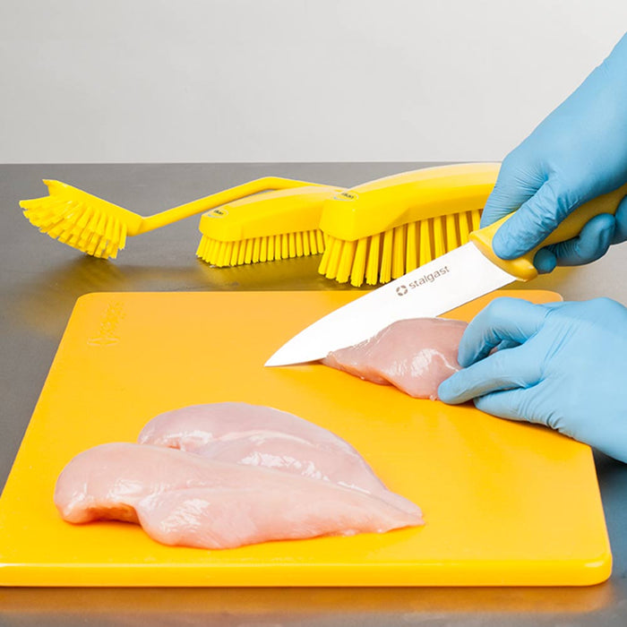 Stalgast - Schneidbrett, HACCP, Farbe gelb, 450 x 300 x 13 mm (BxTxH) - GastroDeals