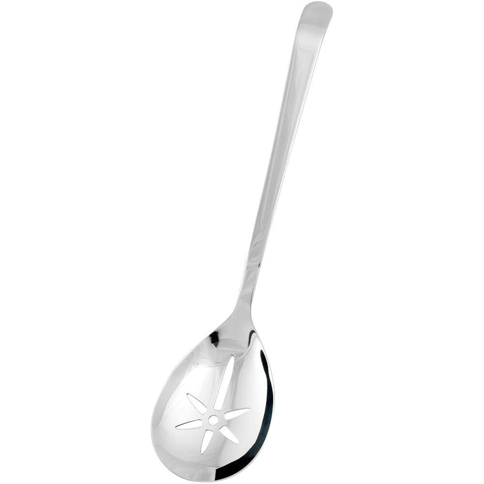 Stalgast - Servierlöffel perforiert, hochglanzpoliert, aus einem Stück gefertigt, Stiellänge 31 cm - GastroDeals