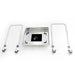 Stalgast - Servierwagen aus Edelstahl, mit drei Borden, 845 x 525 x 940 mm (BxTxH) - GastroDeals