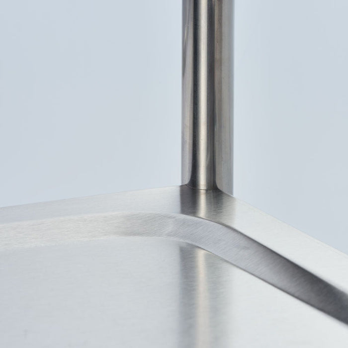 Stalgast - Servierwagen aus Edelstahl, mit drei Borden, 860 x 540 x 920 mm (BxTxH) - GastroDeals