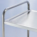 Stalgast - Servierwagen aus Edelstahl, mit zwei Borden, 860 x 540 x 940 mm (BxTxH) - GastroDeals