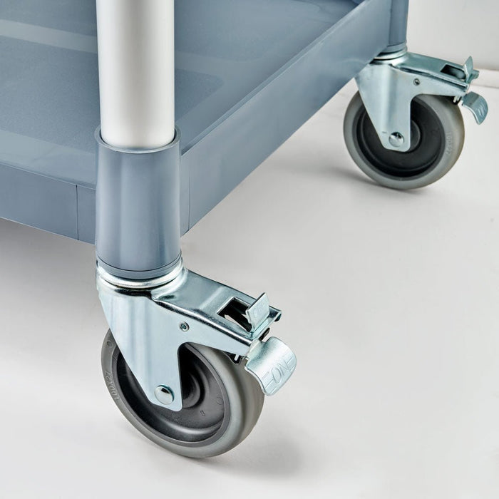 Stalgast - Servierwagen aus Kunststoff, mit drei Borden, 860 x 425 x 910 mm (BxTxH) - GastroDeals