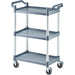 Stalgast - Servierwagen aus Kunststoff, mit drei Borden, 860 x 425 x 910 mm (BxTxH) - GastroDeals