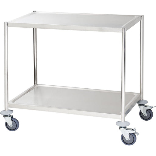Stalgast - Servierwagen mit zwei Borden à 800x500 mm, ohne Griff - GastroDeals