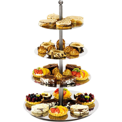 Stalgast - Spiegel-Etagere, 4-stufig, Höhe 60 cm - GastroDeals