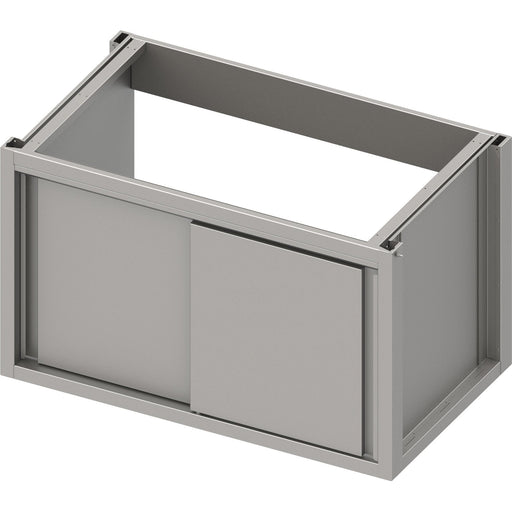 Stalgast - Spülenunterschrank Boxversion 2.0, für Beine/Sockelrahmen, mit Schiebetüren 1000x640x660 mm - GastroDeals