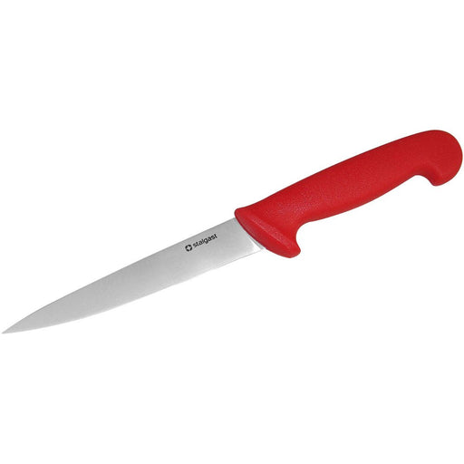 Stalgast - Stalgast Filetiermesser, HACCP, Griff rot, Edelstahlklinge 16 cm - GastroDeals
