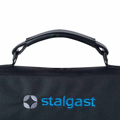 Stalgast - Stalgast Messertasche schwarz, zehn Fächer, 515 x 230 x 80 mm (BxTxH) - GastroDeals