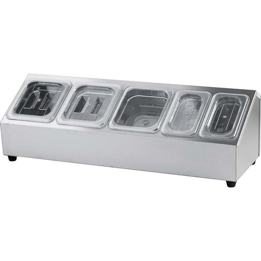 Stalgast - Ständer für Gastronormbehälter - 3 x GN 1/6 (150 mm) und 2 x GN 1/9 (150 mm) - GastroDeals
