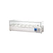 Stalgast - STARLINE Kühlaufsatzvitrine, 6x GN 1/3, 1500x395x400 mm (BxTxH) - GastroDeals
