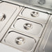Stalgast - Starline Saladette mit Glasabdeckung, 3-türig, 16x GN 1/4 - GastroDeals