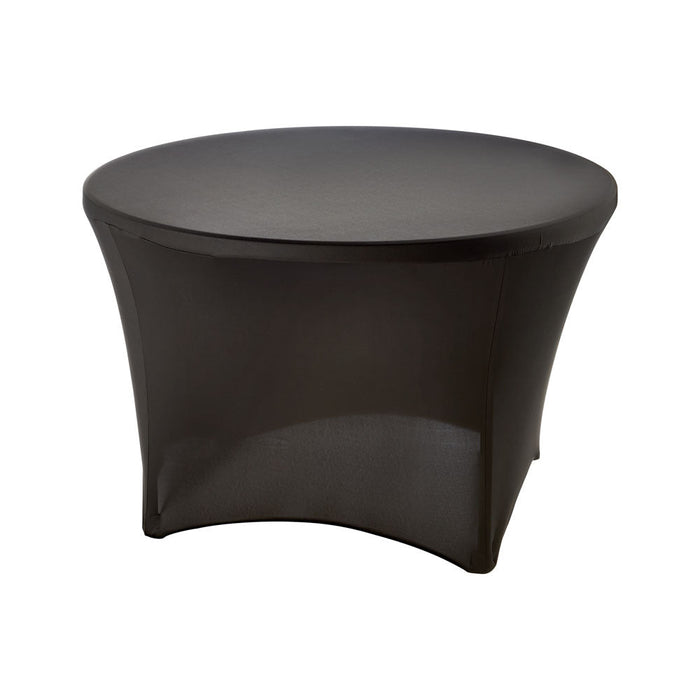 Stalgast - Stretchhusse für runde Buffettische mit ca. Ø 1150 mm, Höhe 740 mm, schwarz - GastroDeals