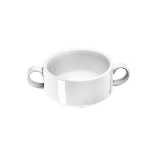 Stalgast - Suppen-Obertasse, groß, reinweißes Hotelporzellan, Serie Isabell, 380 ml - GastroDeals