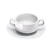 Stalgast - Suppen-Obertasse, groß, reinweißes Hotelporzellan, Serie Isabell, 380 ml - GastroDeals