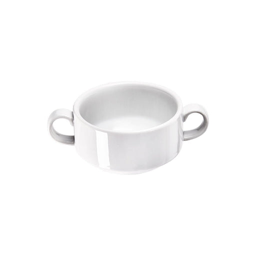 Stalgast - Suppen-Obertasse, klein, reinweißes Hotelporzellan, Serie Isabell, 270 ml - GastroDeals