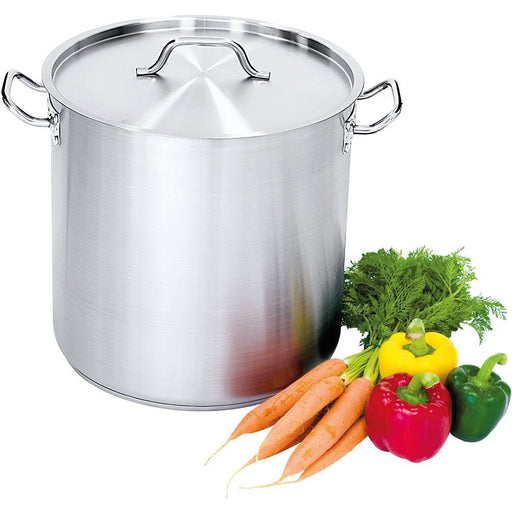 Stalgast - Suppentopf hohe Form, mit Deckel, Ø 320 mm Höhe 260 mm, 20,9 Liter - GastroDeals