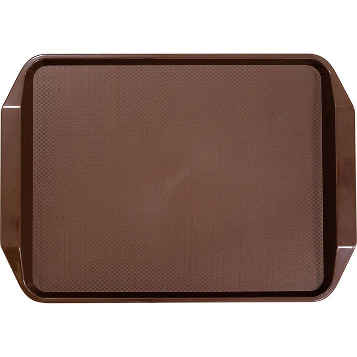 Stalgast - Tablett mit Griffen, aus Polypropylen, braun, 43 x 30,5 x 3 cm (BxTxH) - GastroDeals