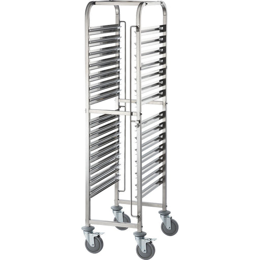 Stalgast - Tablettwagen aus Edelstahl, passend für 14 x GN 1/1, 380 x 550 x 1735 mm (BxTxH) - GastroDeals