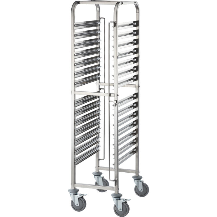 Stalgast - Tablettwagen aus Edelstahl, passend für 14 x GN 1/1, 380 x 550 x 1735 mm (BxTxH) - GastroDeals