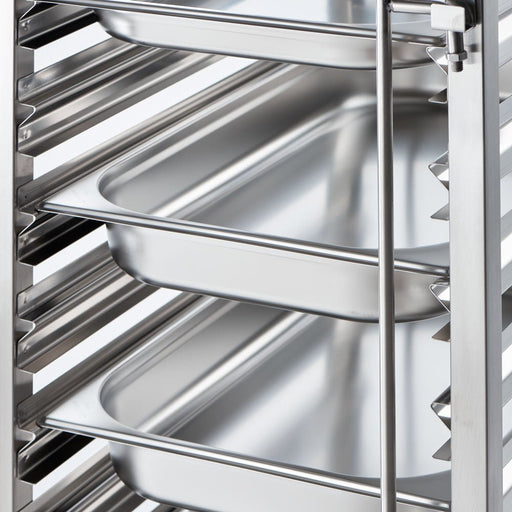 Stalgast - Tablettwagen aus Edelstahl, passend für 14 x GN 1/1, 380 x 550 x 1735 mm (BxTxH) - GastroDeals