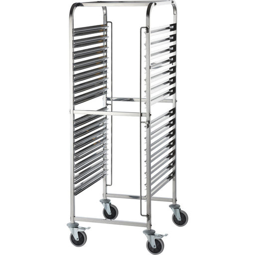Stalgast - Tablettwagen aus Edelstahl, passend für 14 x GN 1/2, 590 x 670 x 1735 mm (BxTxH) - GastroDeals