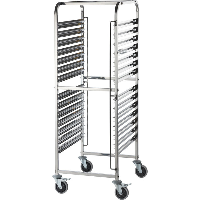 Stalgast - Tablettwagen aus Edelstahl, passend für 14 x GN 1/2, 590 x 670 x 1735 mm (BxTxH) - GastroDeals