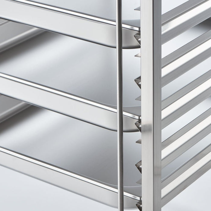 Stalgast - Tablettwagen aus Edelstahl, passend für 14 x GN 1/2, 590 x 670 x 1735 mm (BxTxH) - GastroDeals