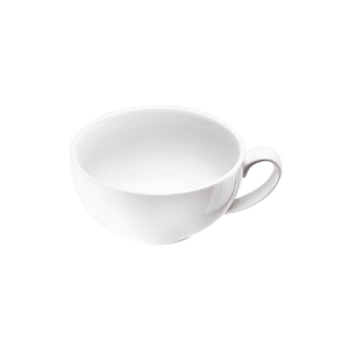 Stalgast - Teekanne mit Tasse und Untertasse, reinweißes Hotelporzellan, Serie Isabell, 3-tlg., 350 ml - GastroDeals