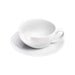 Stalgast - Teekanne mit Tasse und Untertasse, reinweißes Hotelporzellan, Serie Isabell, 3-tlg., 350 ml - GastroDeals