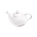 Stalgast - Teekanne mit Tasse und Untertasse, reinweißes Hotelporzellan, Serie Isabell, 3-tlg., 350 ml - GastroDeals