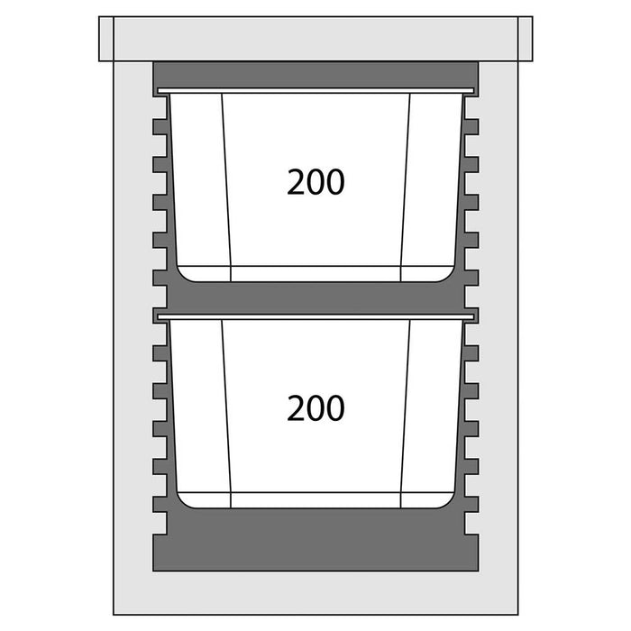 Stalgast - Thermobox Frontlader für 6x GN 1/1 (65 mm) - GastroDeals