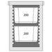 Stalgast - Thermobox Frontlader für 6x GN 1/1 (65 mm) - GastroDeals